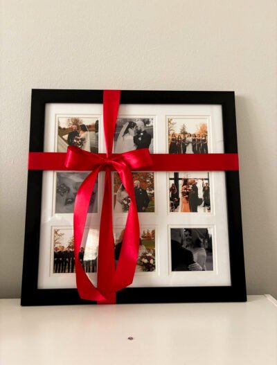 Classic Anniversary Photo Frame (Collage) Anniversary gift for her