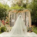 Romantic White Nikkah Veil Dupatta