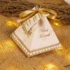 Nikkah Mubarak pyramid bid boxes side calligraphy view