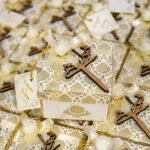 Beautiful white rose and wooden Qubool Hai on bid boxes